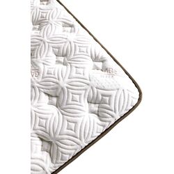 Pat Bambi Bamboo Sleep cu saltea 180x200 (Cappuccino) Thumb