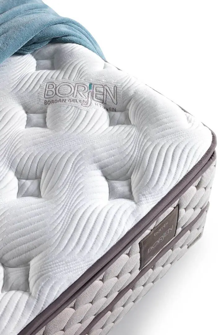 Pat Bambi Borjen cu saltea 180x200 (Cappuccino) - 8