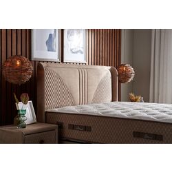 Pat Bambi Clima Naturel cu saltea 160x200 (Cappuccino) Thumb