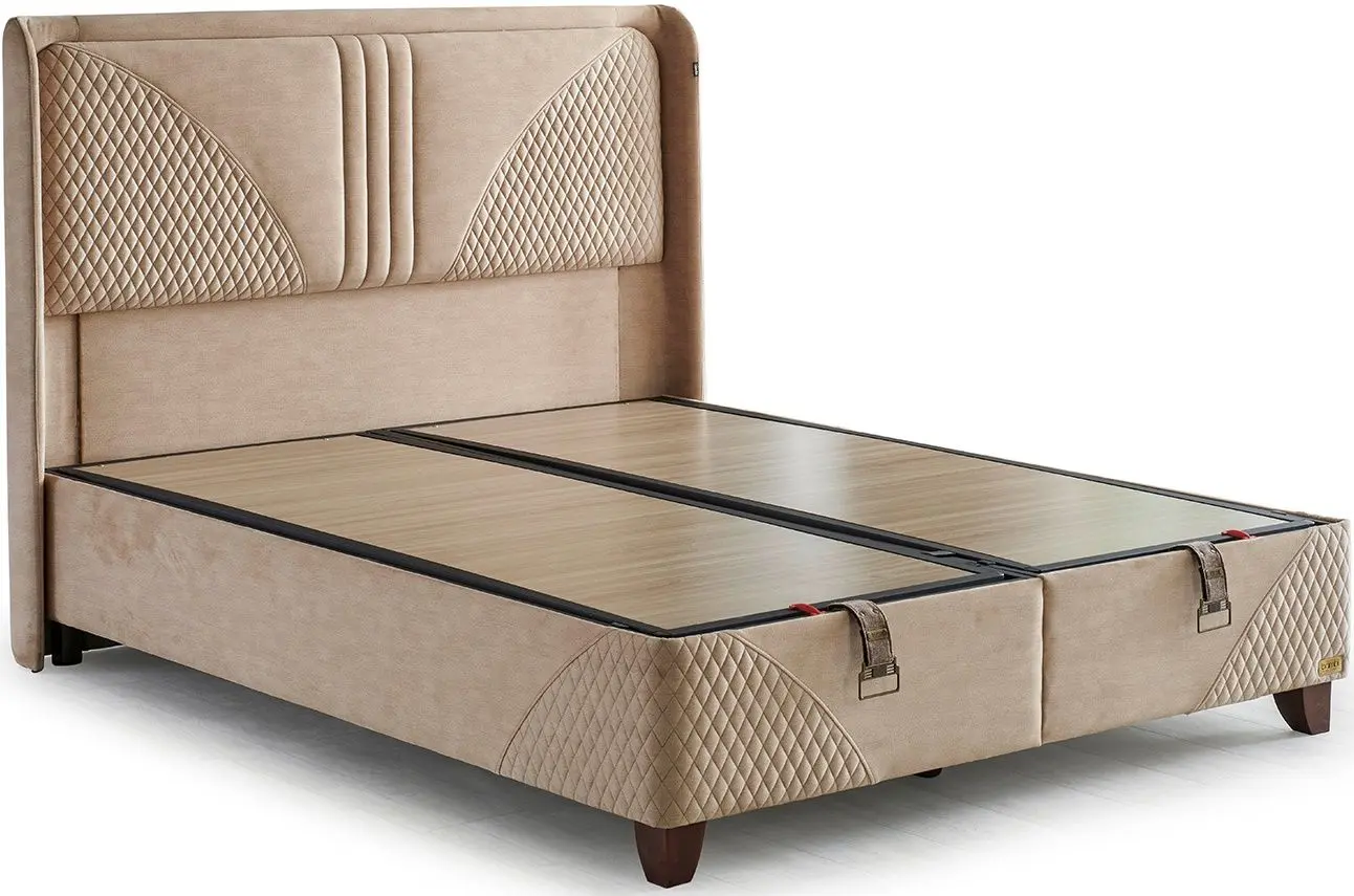 Pat Bambi Clima Naturel cu saltea 160x200 (Cappuccino) - 4