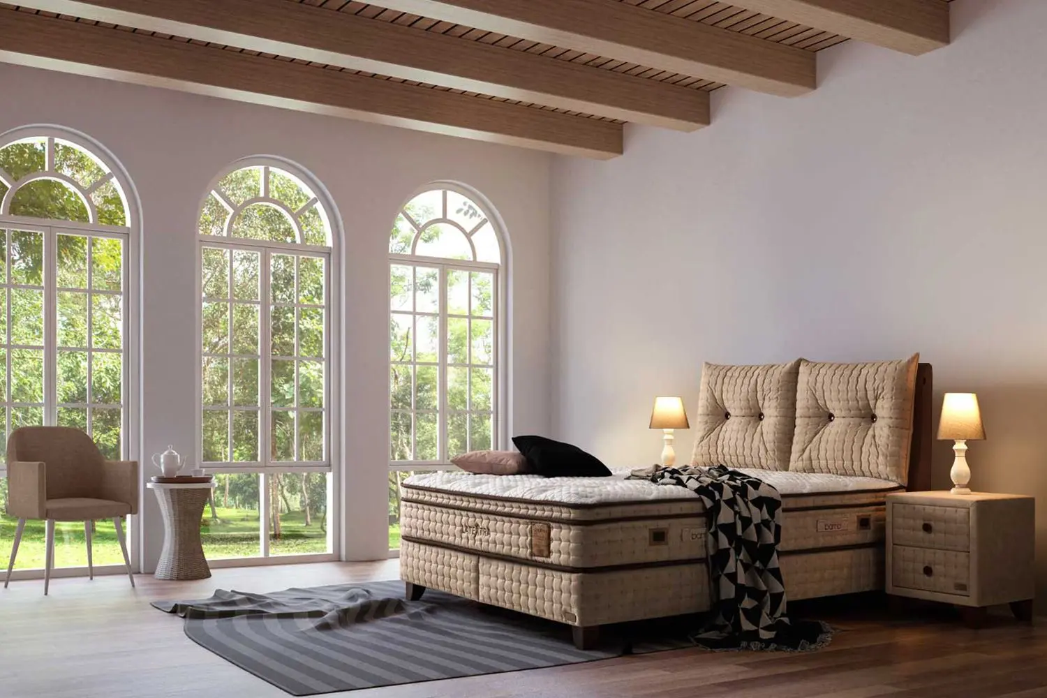 Pat Bambi Latextra 180x200 (Beige) - 6