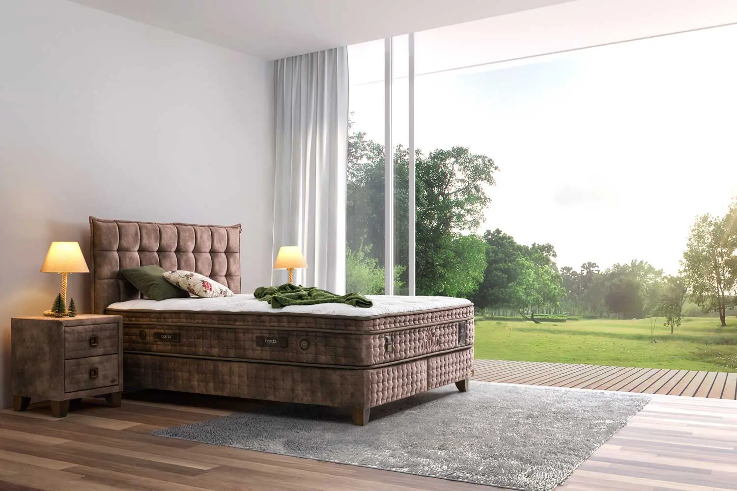 Pat Bambi Nirvana Prime 180x200 (Cappuccino) - 5