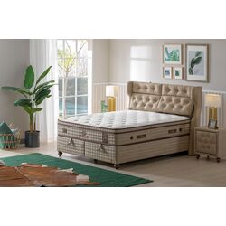 Pat Bambi Nirvana cu saltea 180x200 (Cappuccino)