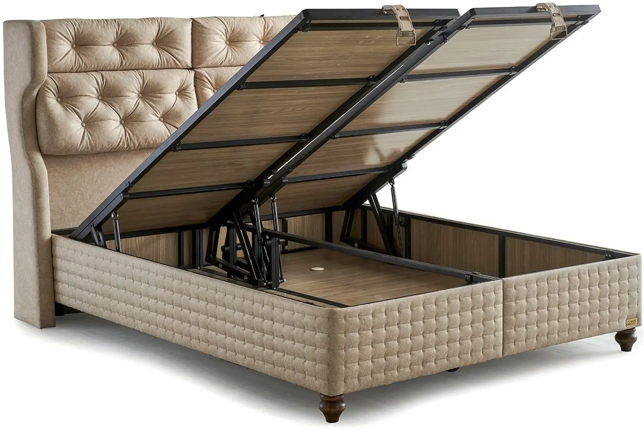 Pat Bambi Nirvana cu saltea 180x200 (Cappuccino) - 5