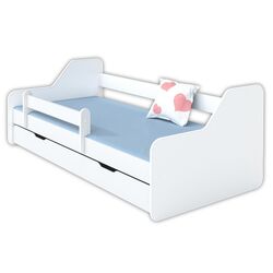 Кровать BellaLuni Dione 80x160 с ящиком/матрасом (White)