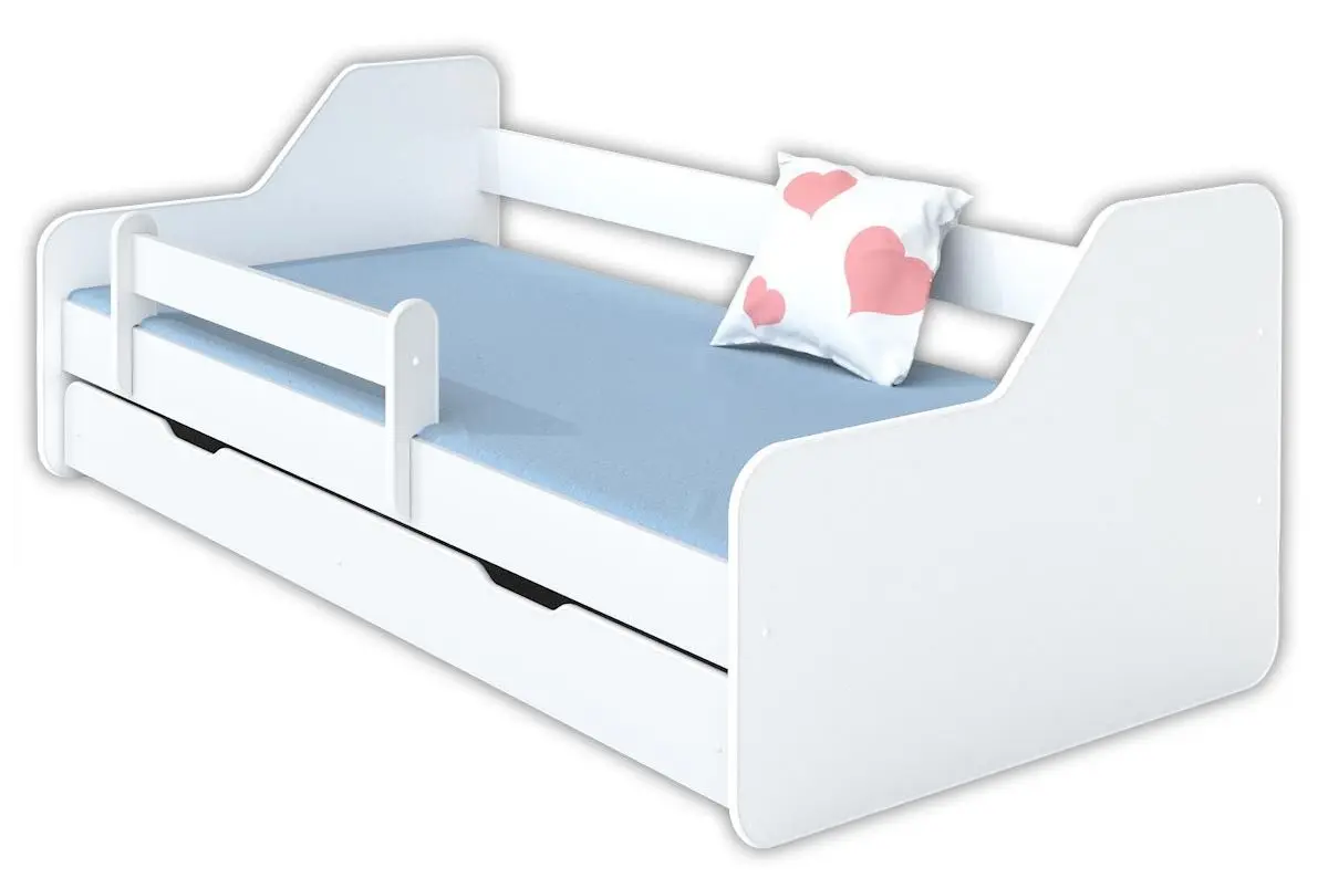 Pat BellaLuni Dione 80x160 cu sertar/saltea (White)