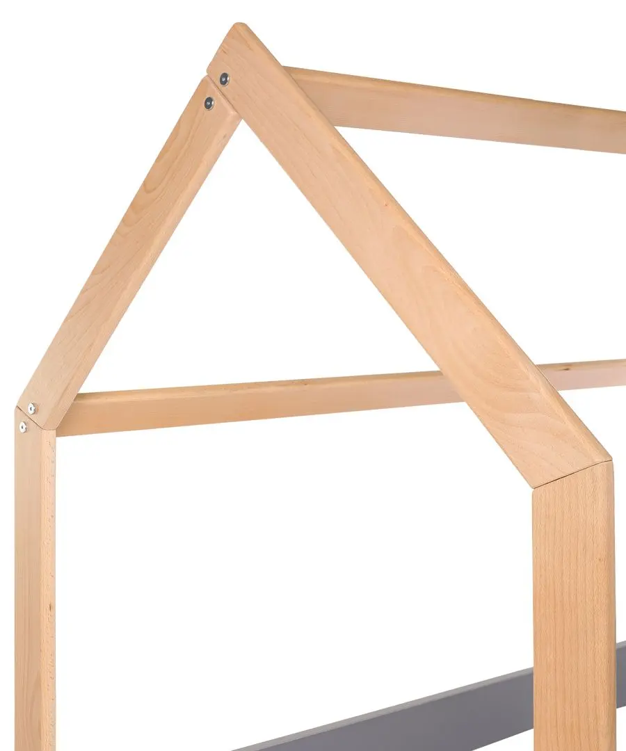 Кровать BellaLuni Domek 80x160 с ящиком (Beech/Pink) - 4