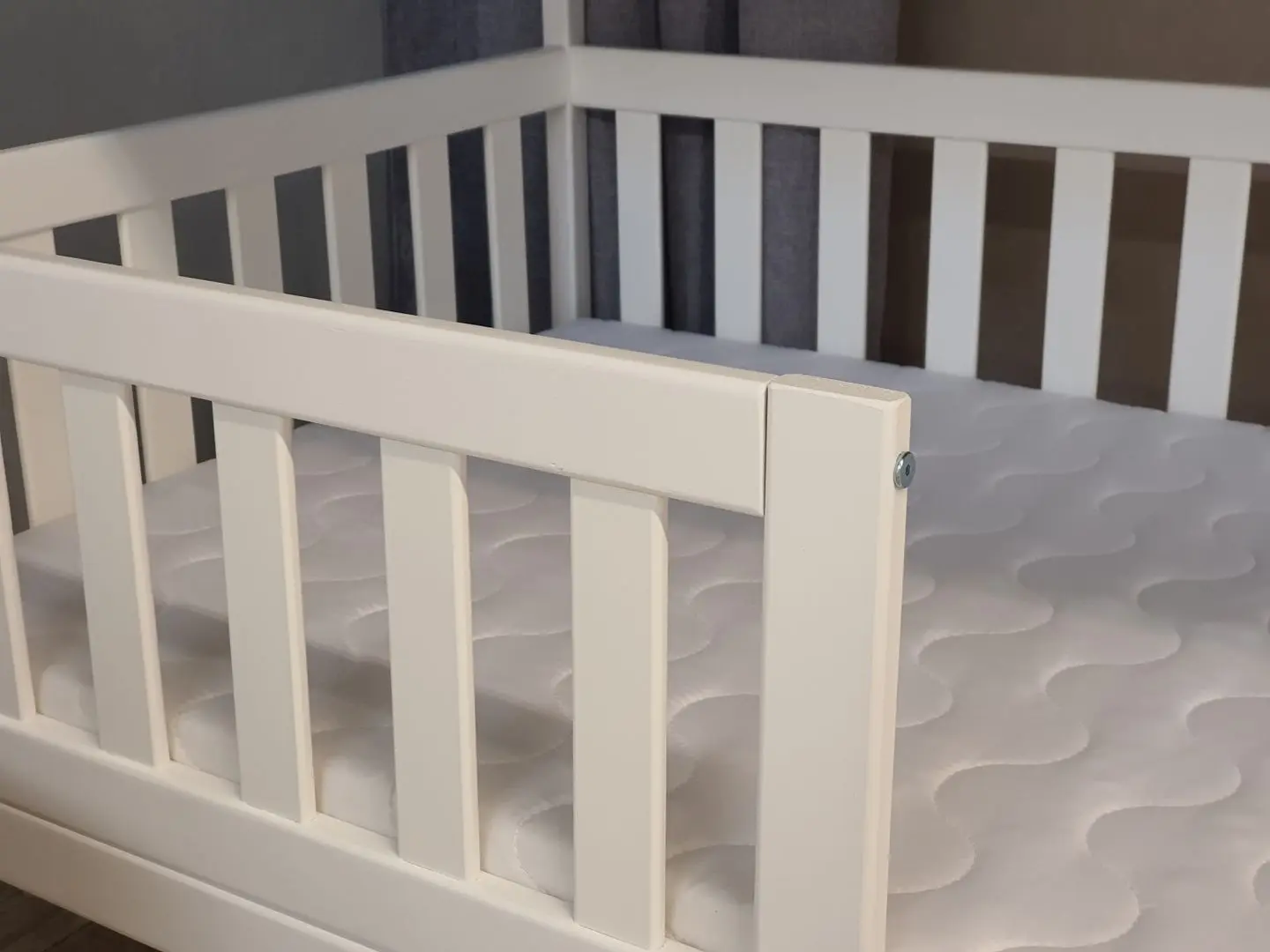 Кровать BellaLuni Domek + MS9 80x180 (White) - 2