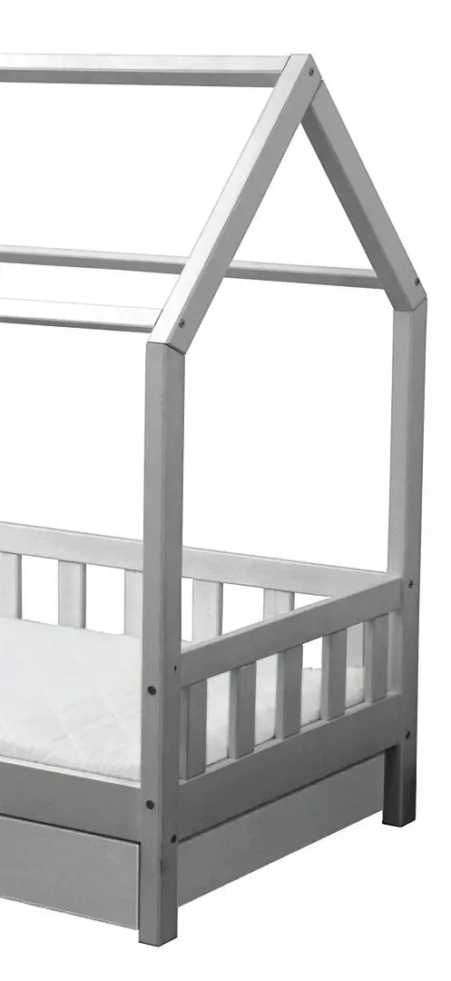 Pat BellaLuni Domek cu sertar 80x160 (Gray) - 3