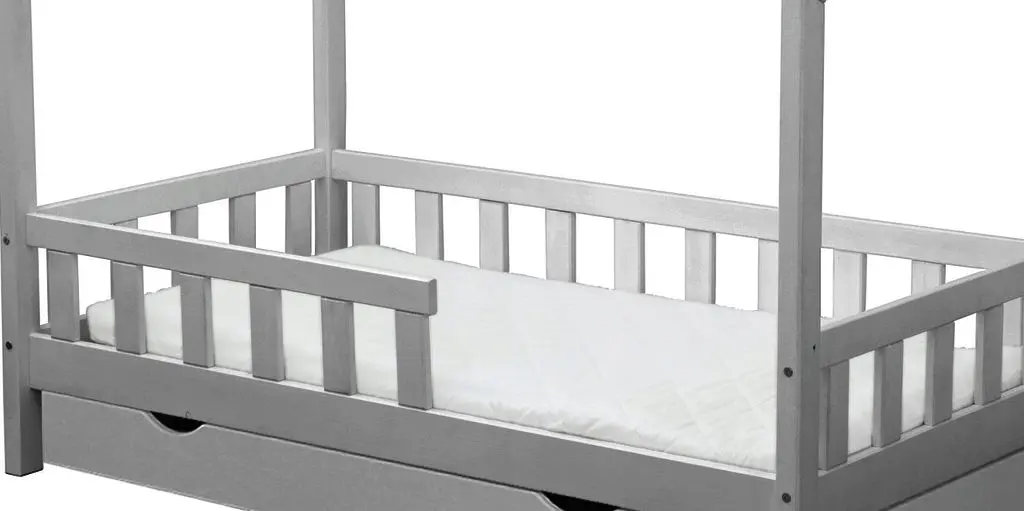 Кровать BellaLuni Domek с ящиком 90x180 (Gray) - 2