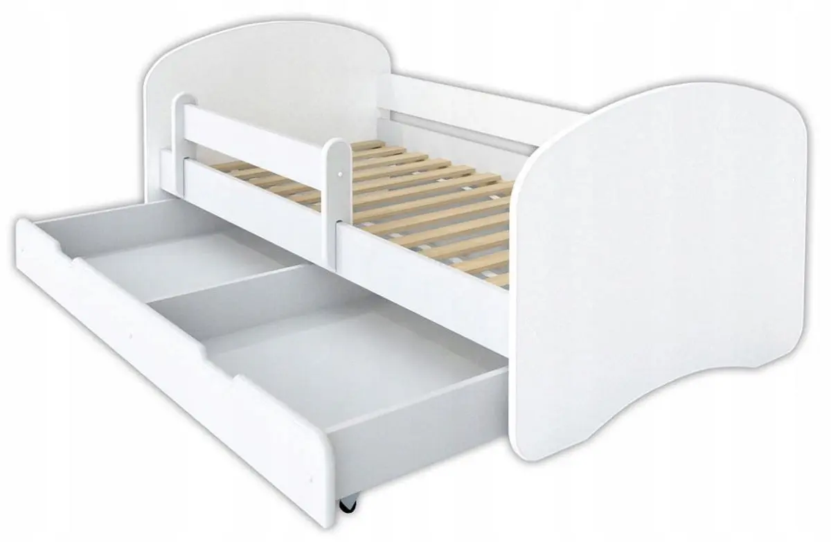 Кровать BellaLuni Happy 80x160 с ящиком (White)