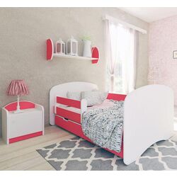 Pat BellaLuni Happy 70x140 cu sertar (White/Pink) Thumb