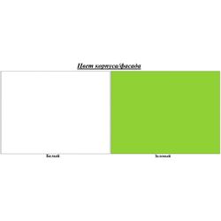 Кровать BellaLuni Happy 90x180 с ящиком/матрасом (White/Light Green) Thumb