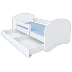 Кровать BellaLuni Happy 90x180 с ящиком/матрасом (White)