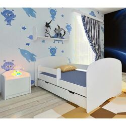 Pat BellaLuni Happy Paw Patrol №1 cu sertar/saltea 70x140 (White) Thumb