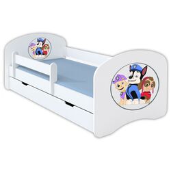 Кровать BellaLuni Happy Paw Patrol №2 с ящиком/матрасом 90x180 (White)