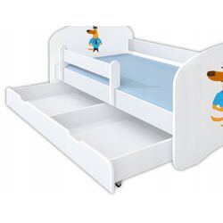 Pat BellaLuni Happy Police №12 cu sertar/saltea 90x180 (White) Thumb