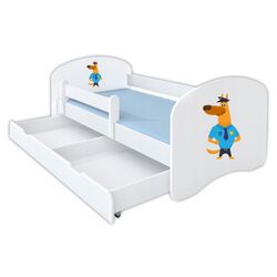 Pat BellaLuni Happy Police №12 cu sertar/saltea 90x180 (White)