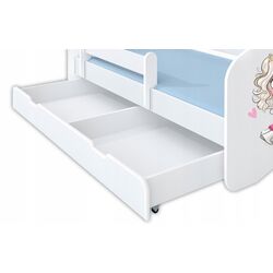 Pat BellaLuni Happy Princess №5 cu sertar/saltea 80x160 (White) Thumb