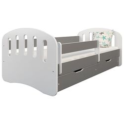 Кровать BellaLuni Joy с ящиком/матрасом 80x160 (Graphite/White)