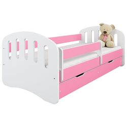 Кровать BellaLuni Joy с ящиком/матрасом 80x160 (Pink/White)