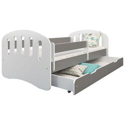 Pat BellaLuni Joy cu sertar/saltea 80x180 (Graphite/White) Thumb