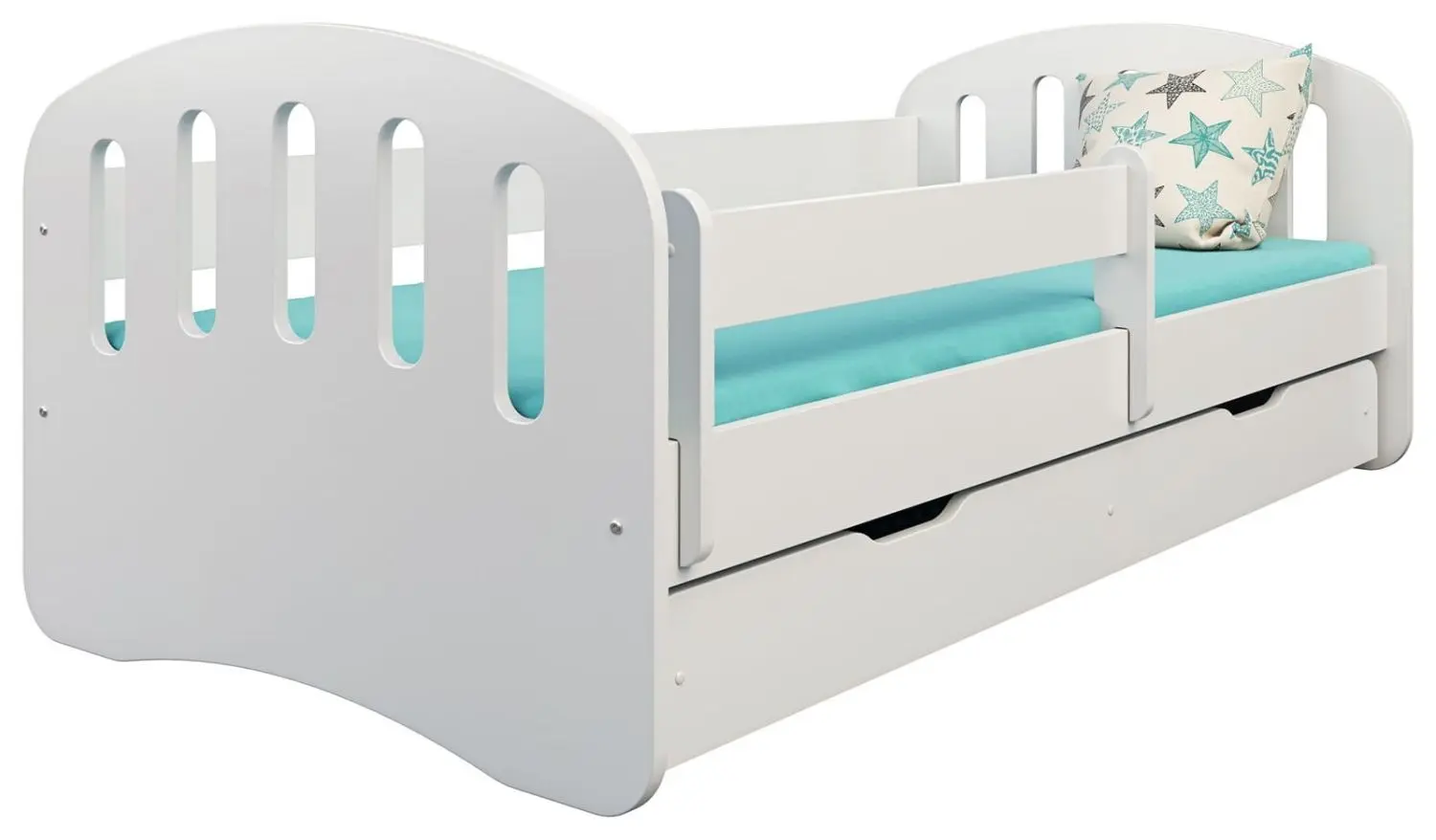 Pat BellaLuni Joy cu sertar/saltea 80x180 (White)