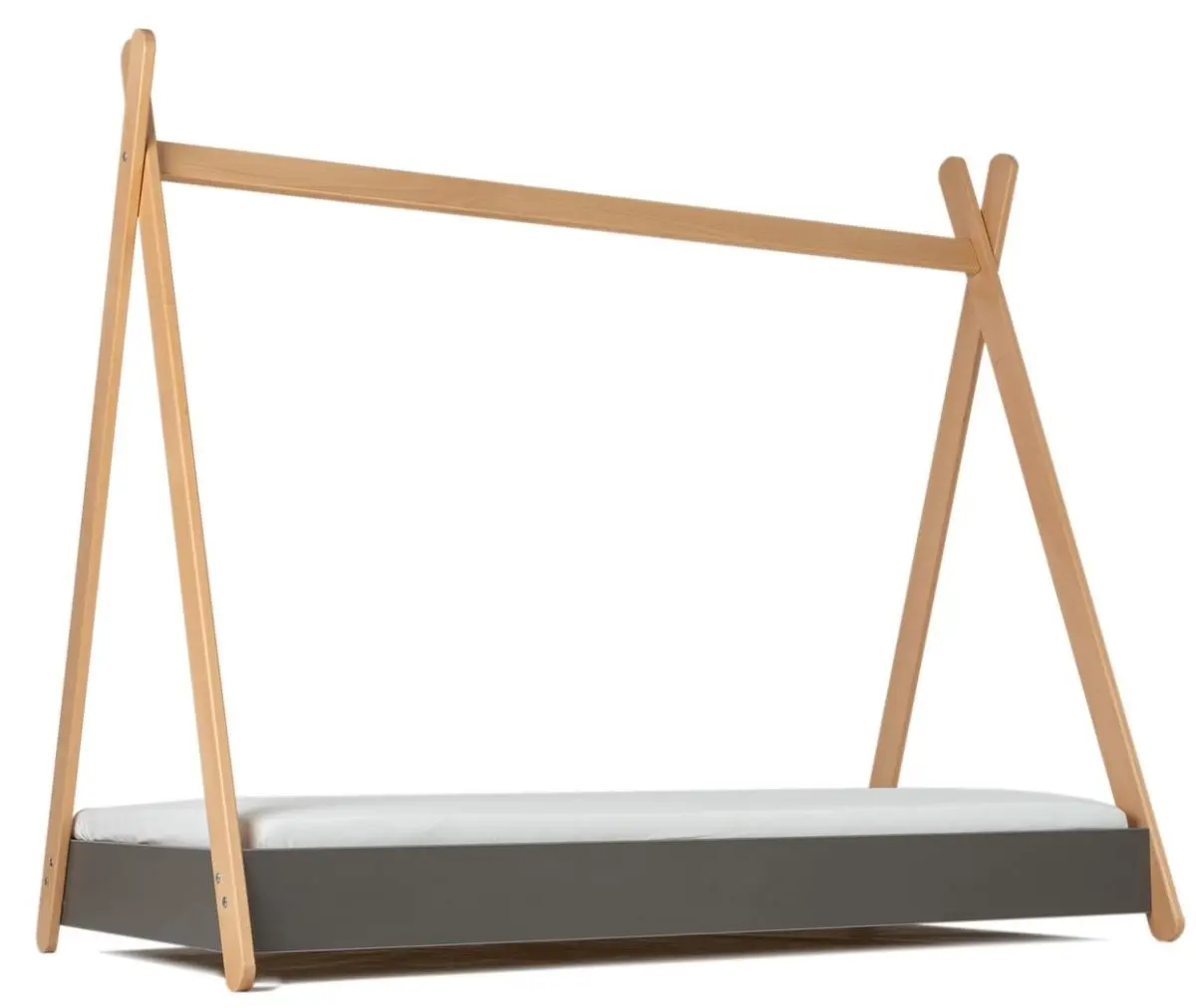 Кровать BellaLuni Tipi 80x160 с матрасом (Gray) - 5