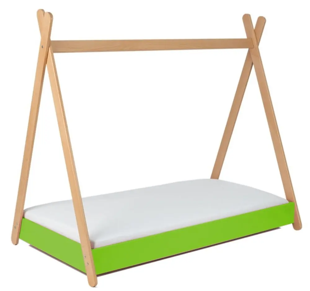 Кровать BellaLuni Tipi 80x160 с матрасом (Light Green)