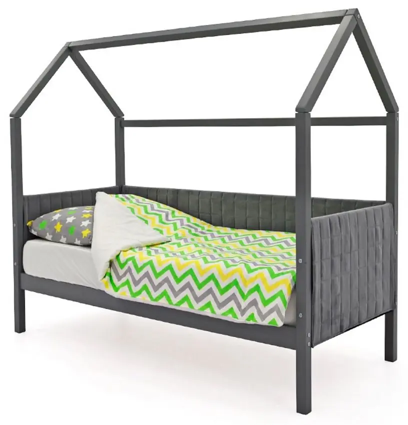 Pat casuta + Sertare Бельмарко Svogen tapitat 2pcs (Graphite)