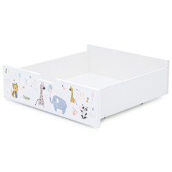 Кровать-домик + Ящики Бельмарко Svogen Зверята 2pcs (Beige/White) Thumb