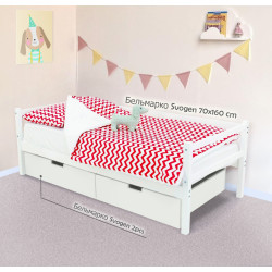 Pat + Sertare Бельмарко Svogen 2pcs (White)