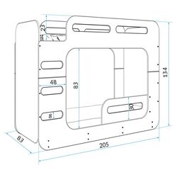 Pat suprapus BMS Group Max 2 80x200 (White) Thumb