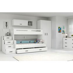 Pat suprapus BMS Group Max 3 cu sertar 120x200 (White) Thumb