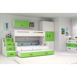 Pat suprapus BMS Group Max 3 pat retractabil/saltea 120x200 (Green/White) Thumb