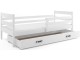 Pat BMS Group Eryk cu pat retractabil 90x200 (White)