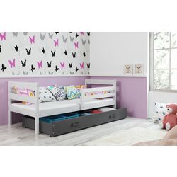 Pat BMS Group Eryk cu pat retractabil 90x200 (White/Graphite)