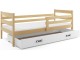 Pat BMS Group Eryk cu sertar 90x200 (Pine/White)