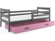 Pat BMS Group Eryk sertar/saltea 80x190 (Graphite/Pink)