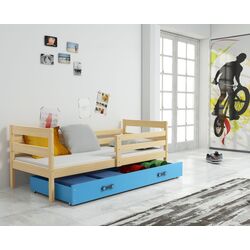 Pat BMS Group Eryk sertar/saltea 80x190 (Pine/Blue)