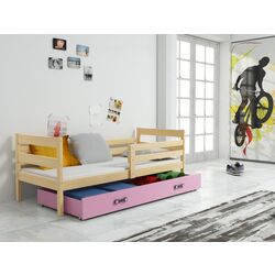 Pat BMS Group Eryk sertar/saltea 80x190 (Pine/Pink)