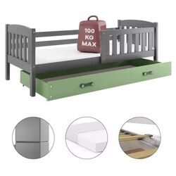 Pat BMS Group Kubus sertar/saltea 80x160 (Graphite/Blue) Thumb