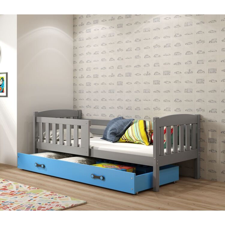 Pat BMS Group Kubus sertar/saltea 80x160 (Graphite/Green)