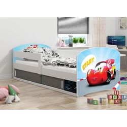 Pat BMS Group Luki 1 Car 80x160 (White/Graphite)