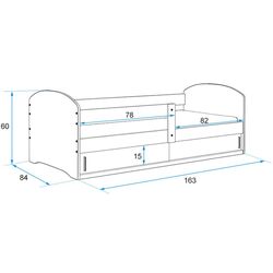 Pat BMS Group Luki 1 Tommy 80x160 (Graphite/Blue) Thumb