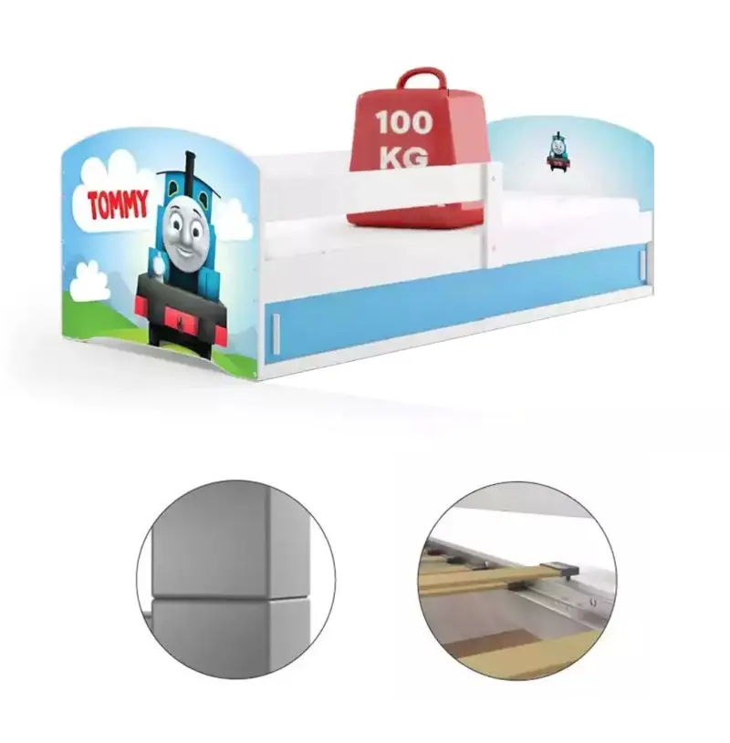 Pat BMS Group Luki 1 Tommy 80x160 (Graphite/Blue)