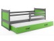 Pat BMS Group Rico cu pat retractabil 80x190 (Graphite/Green)