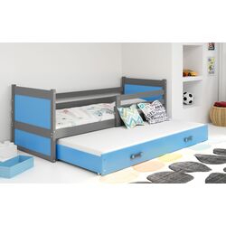 Pat BMS Group Rico cu pat retractabil 90x200 (Graphite/Blue)