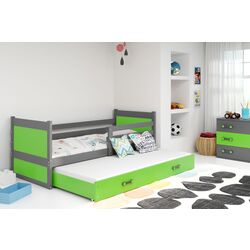 Pat BMS Group Rico cu pat retractabil 90x200 (Graphite/Green) Thumb