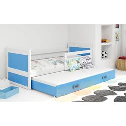 Pat BMS Group Rico cu pat retractabil 90x200 (White/Blue)